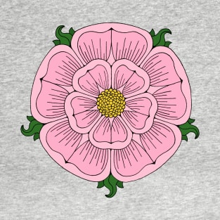 Pink Heraldic Rose T-Shirt